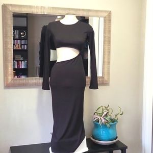 Cut out midi dress